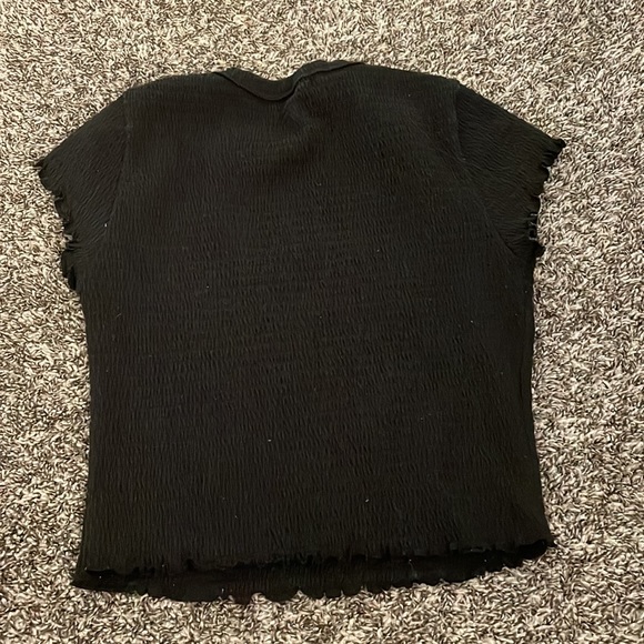 Altar’d State Cropped Ruffled Tee - Picture 3 of 3